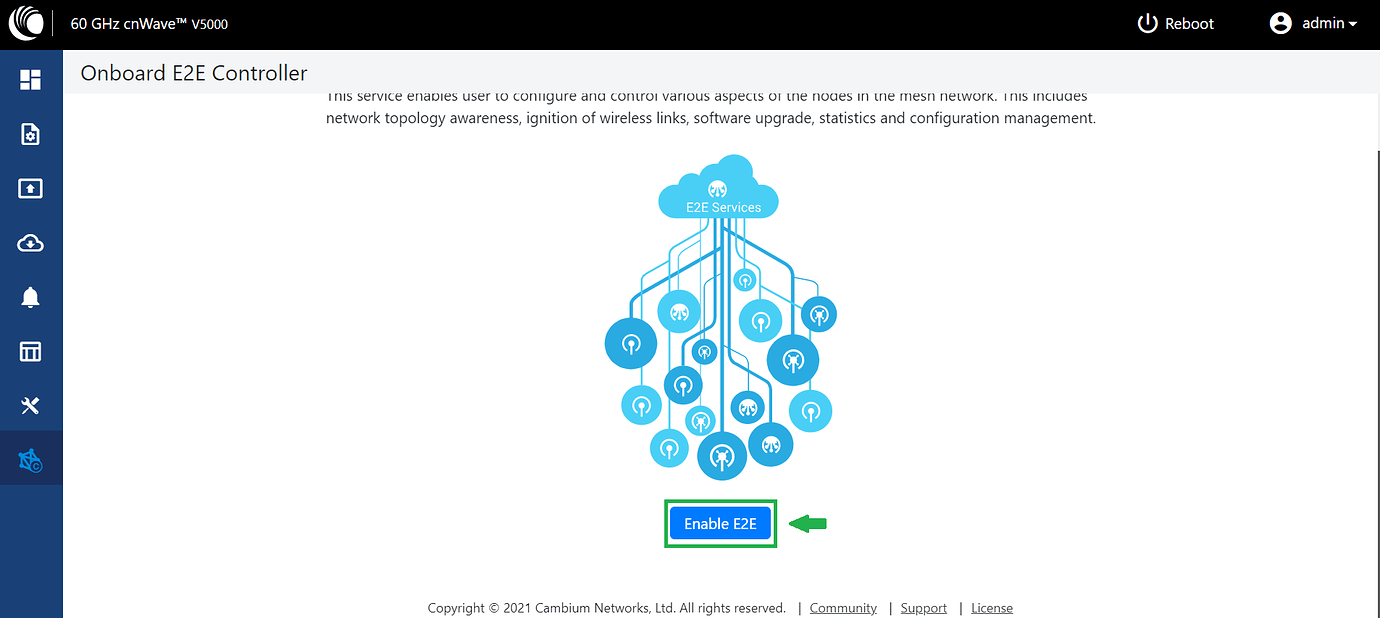 Manage Onboard E2E Controller in cnMaestro - cnWave 60 GHz - Cambium ...