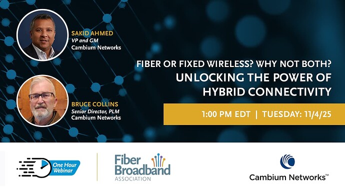 Webinar FBA Presents – Fiber or Fixed Wireless Why Not Both Unlocking the Power of Hybrid Connectivity