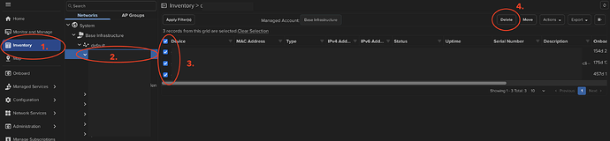 delete access-points