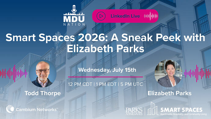 Smart Spaces 2026 A Sneak Peek with Elizabeth Parks Social
