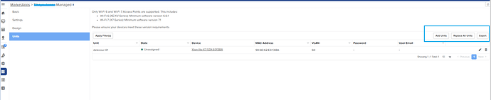 Add and Replace Units