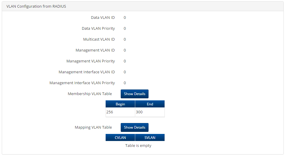 Membership VLANs and VLAN Mapping RADIUS VSA Syntax Examples ePMP