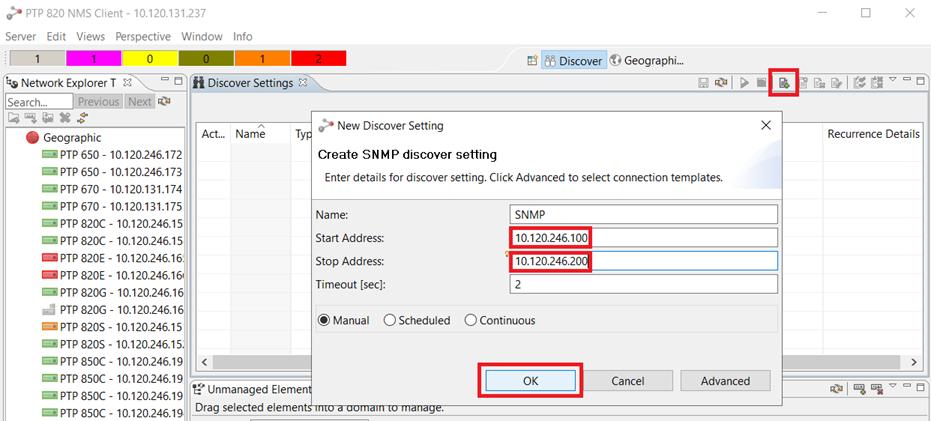 PTP 820/850 NMS Discovery Procedure - PTP - Cambium Community