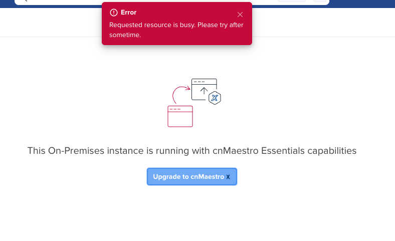 Javascript Failed Icon On-Premises: