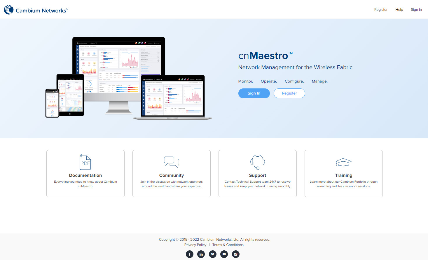 cnMaestro Cloud Home Page is revamped! - cnMaestro - Cambium Community